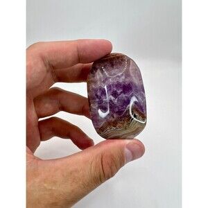 Super Seven Palm Stone - Super 7 Crystal Worry Stone  - Rare Crystal